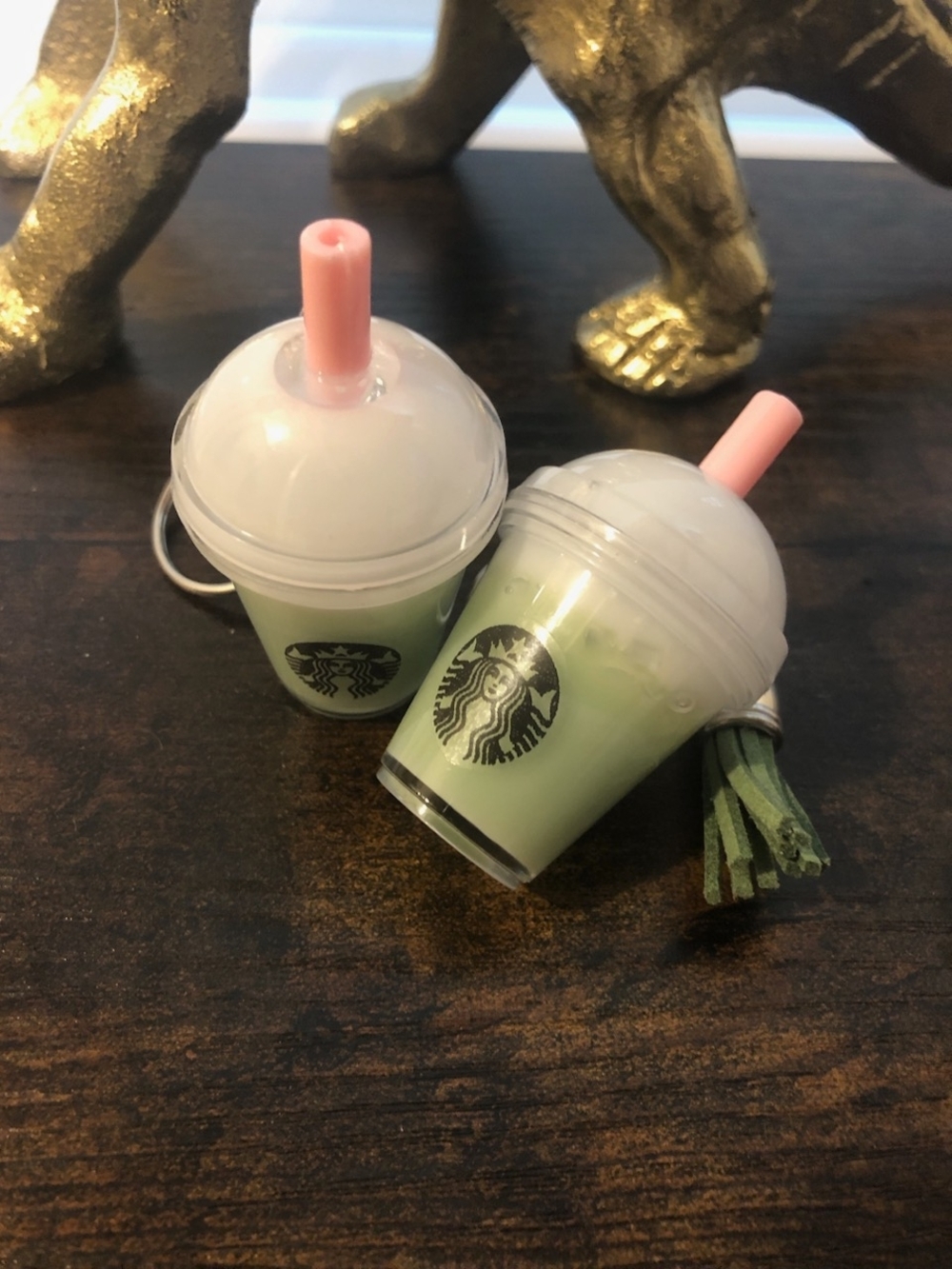 Mini Matcha Frappuccino Keychain
